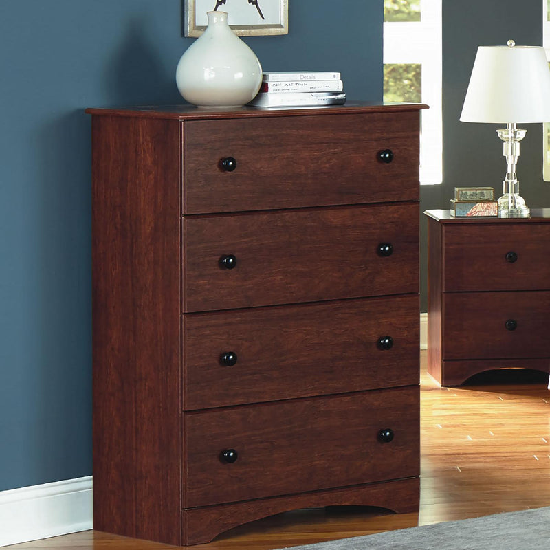 Perdue Woodworks Cinnamon Fruitwood 4-Drawer Chest 11324 IMAGE 2