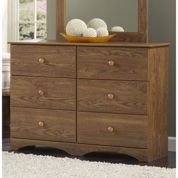 Perdue Woodworks Autumn Oak 6-Drawer Dresser 12446 IMAGE 1