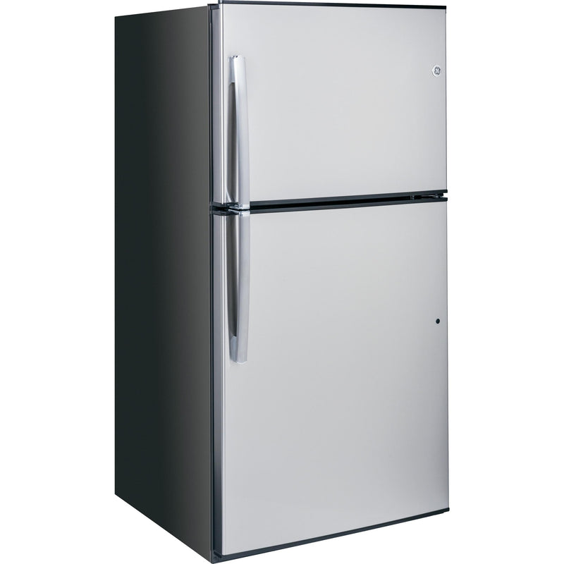 GE 33-inch, 21.2 cu. ft. Top Freezer Refrigerator with Ice Maker GIE21GSHSS IMAGE 5