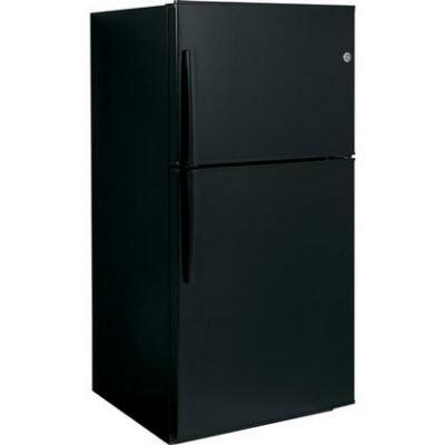 GE 33-inch, 21.2 cu. ft. Top Freezer Refrigerator with Ice Maker GIE21GTHBB IMAGE 4