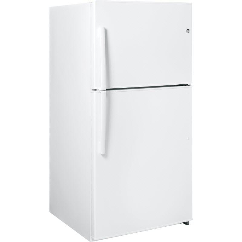 GE 33-inch, 21.2 cu. ft. Top Freezer Refrigerator with Ice Maker GIE21GTHWW IMAGE 4