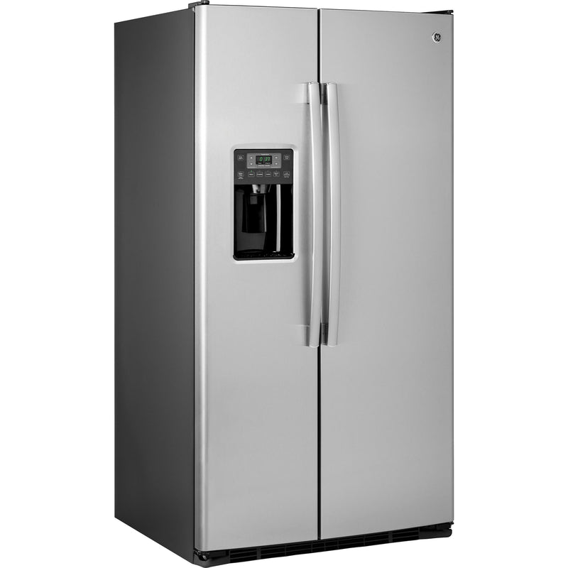 GE 36-inch, 25.3 cu. ft. Side-by-Side Refrigerator with Ice and Water GSS25GSHSS IMAGE 4
