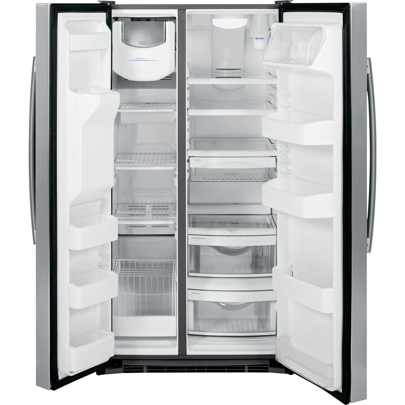 GE 36-inch, 25.3 cu. ft. Side-by-Side Refrigerator with Ice and Water GSS25GSHSS IMAGE 6