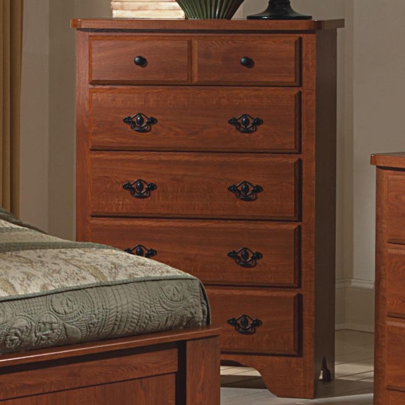 Perdue Woodworks Cottage 5-Drawer Chest 54315 IMAGE 2