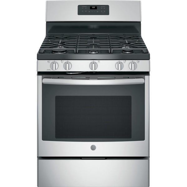 GE 30-inch Freestanding Gas Range with Self-Clean Oven JGB660SEJSS IMAGE 1