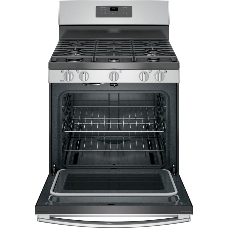 GE 30-inch Freestanding Gas Range with Self-Clean Oven JGB660SEJSS IMAGE 4