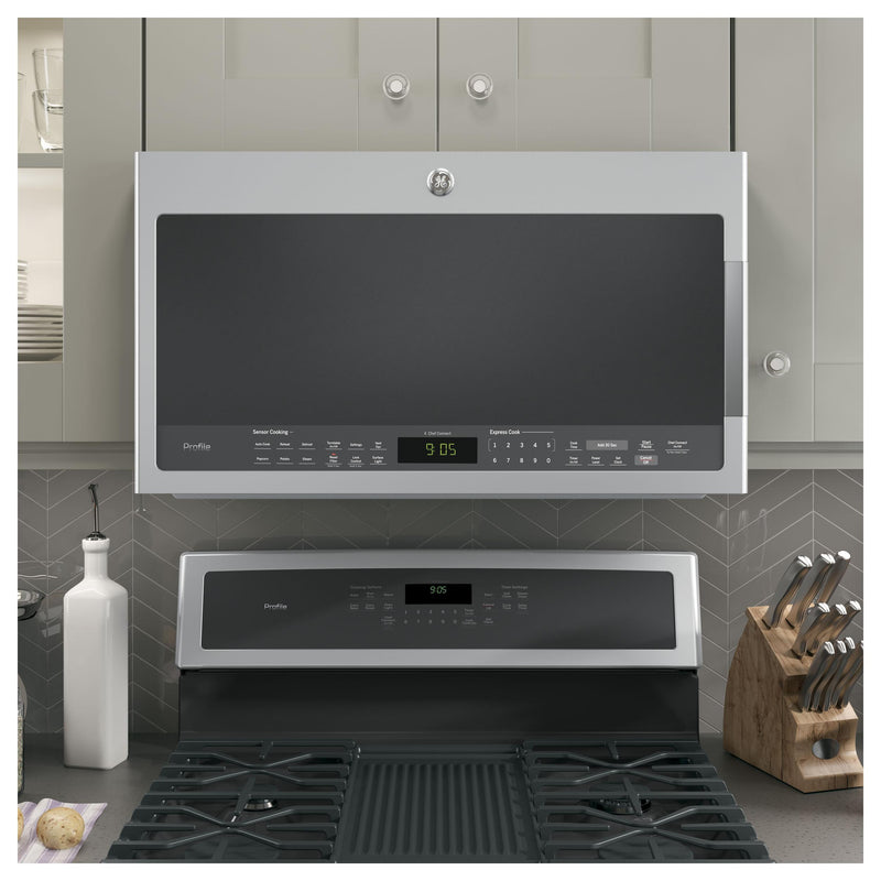 GE Profile 30-inch, 2.1 cu.ft. Over-the-Range Microwave Oven with Chef Connect PVM9005SJSS IMAGE 11