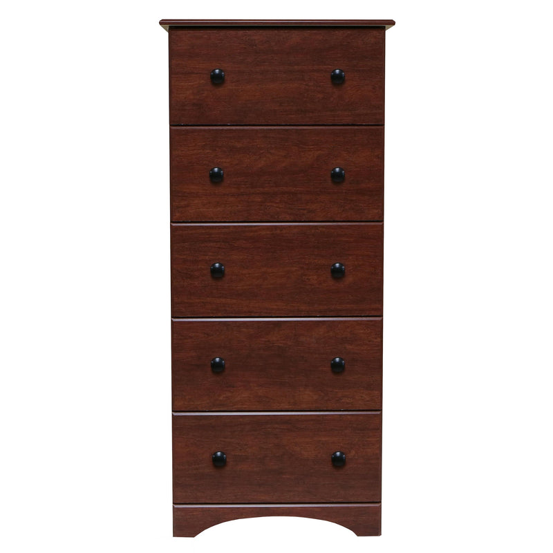 Perdue Woodworks Cinnamon Fruitwood 5-Drawer Kids Chest 11235 IMAGE 1