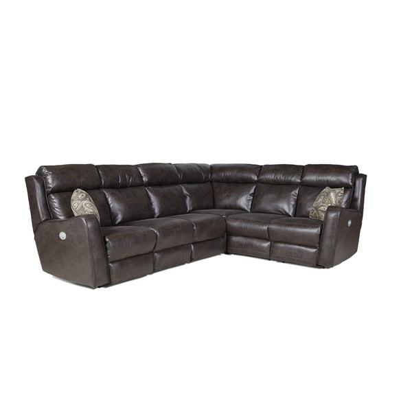 Southern Motion First Class Reclining Leather Sectional 718-25/80/55PIL/24 IMAGE 1