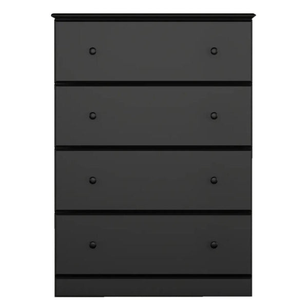 Perdue Woodworks Black 4-Drawer Chest 5324 IMAGE 1