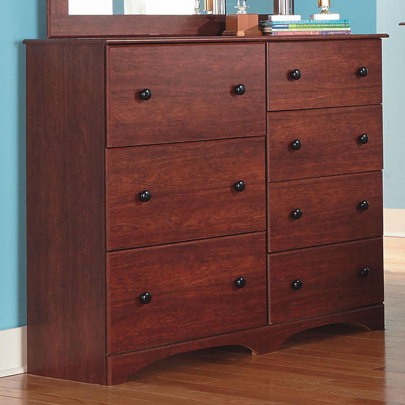 Perdue Woodworks Cinnamon Fruitwood 7-Drawer Kids Chest 11487 IMAGE 2