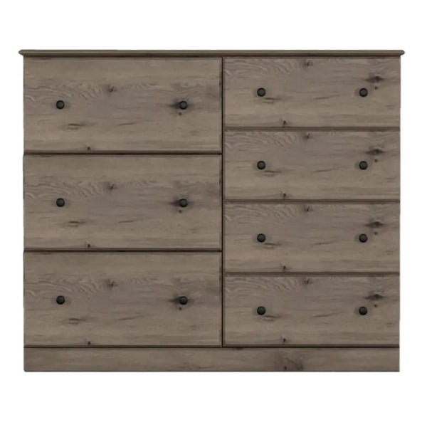 Perdue Woodworks Weathered Gray Ash 7-Drawer Kids Chest 13487 IMAGE 1
