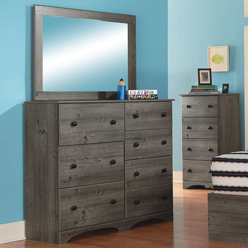 Perdue Woodworks Weathered Gray Ash 7-Drawer Kids Chest 13487 IMAGE 3