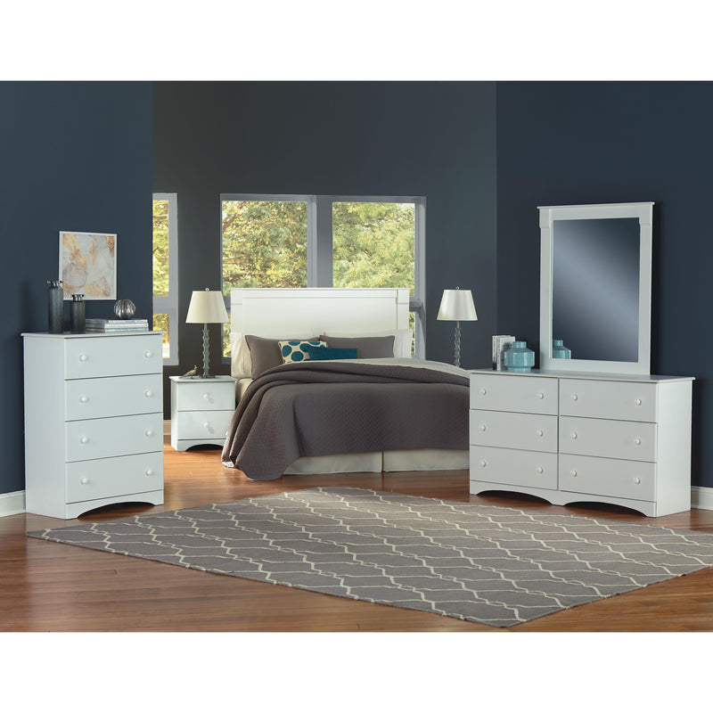 Perdue Woodworks White 4-Drawer Chest 14324 IMAGE 2