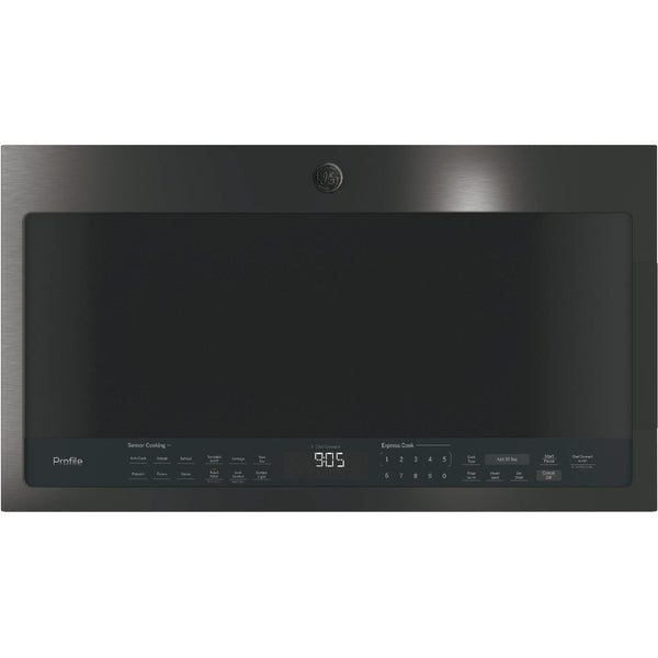 GE Profile 30-inch, 2.1 cu.ft. Over-the-Range Microwave Oven with Chef Connect PVM9005BLTS IMAGE 1