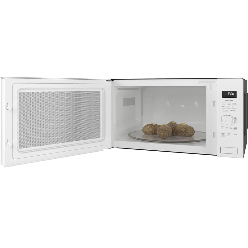 GE Profile 24-inch, 2.2 cu.ft. Built-In Microwave Oven with Sensor Cooking PEB7227DLWW IMAGE 3