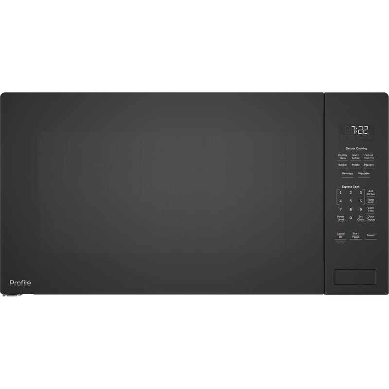 GE Profile 24-inch, 2.2 cu.ft. Built-In Microwave Oven with Sensor Cooking PEB7227DLBB IMAGE 1