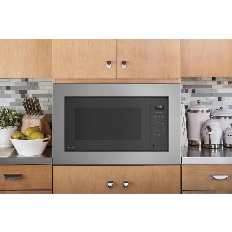 GE Profile 24-inch, 2.2 cu.ft. Built-In Microwave Oven with Sensor Cooking PEB7227DLBB IMAGE 5