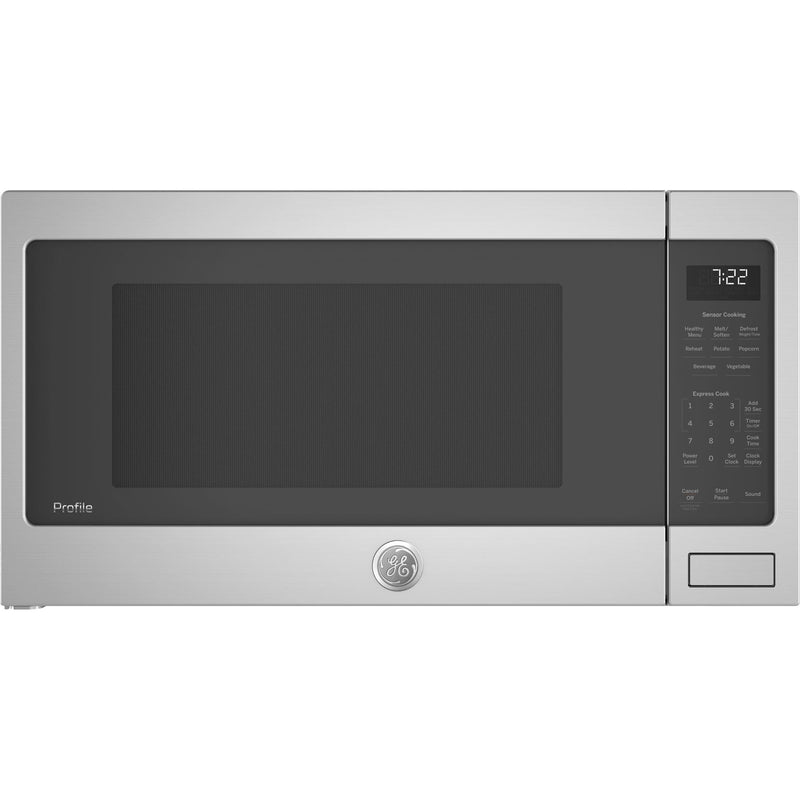 GE Profile 24-inch, 2.2 cu.ft. Countertop Microwave Oven with Sensor Cooking PES7227SLSS IMAGE 1