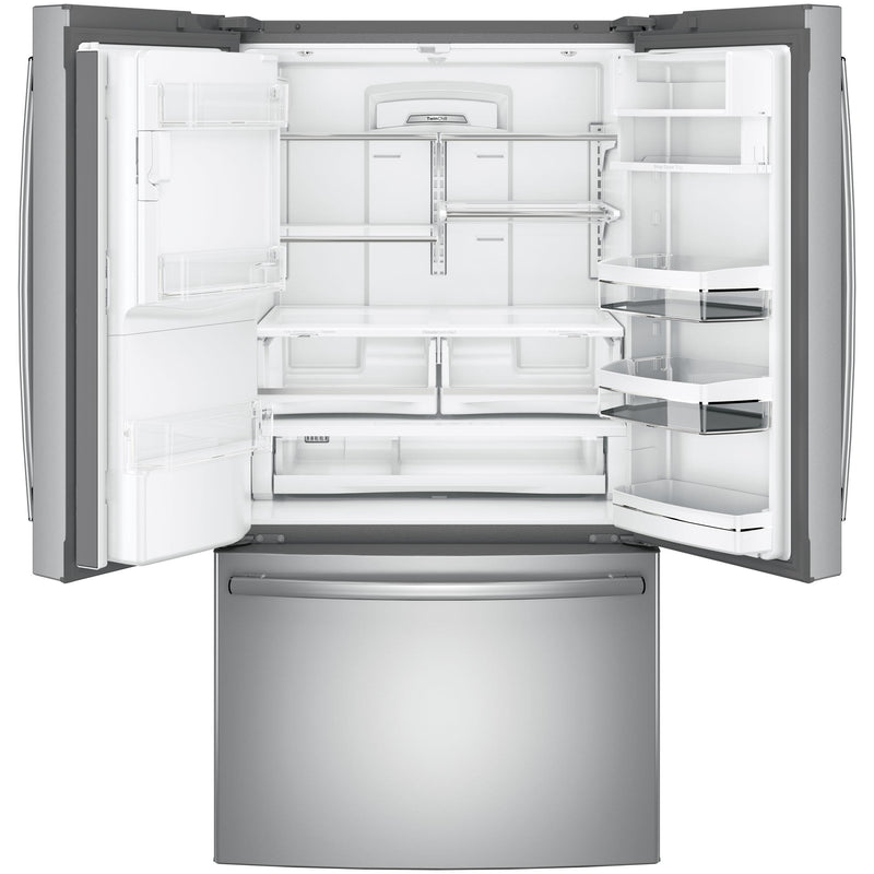 GE Profile 36-inch, 27.8 cu. ft. French 3-Door Refrigerator with Ice and Water PFE28KSKSS IMAGE 4
