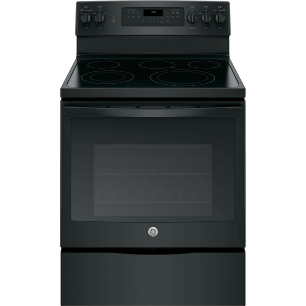 GE 30-inch Freestanding Electric Range with Convection Oven JB750DJBB IMAGE 1