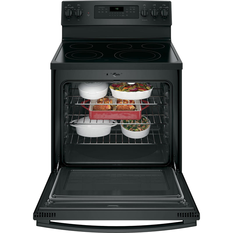 GE 30-inch Freestanding Electric Range with Convection Oven JB750DJBB IMAGE 8