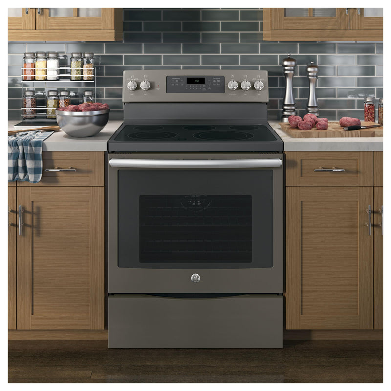 GE 30-inch Freestanding Electric Range with Convection Oven JB750EJES IMAGE 9