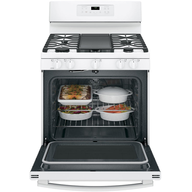 GE 30-inch Freestanding Gas Range with Convection JGB700DEJWW IMAGE 11