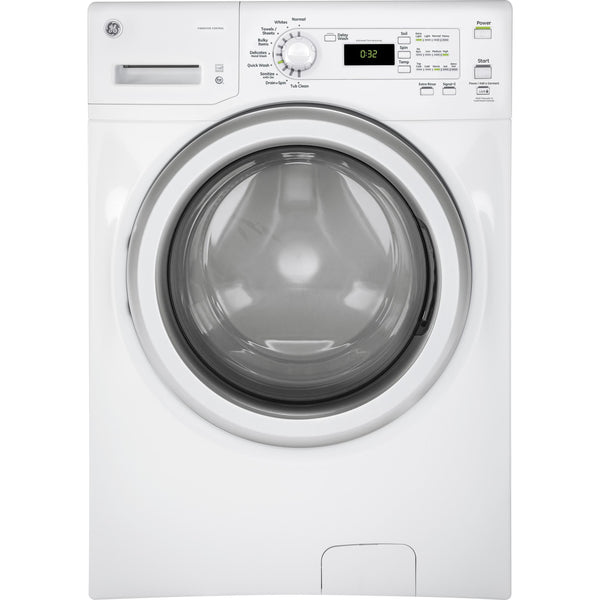 GE 4.1 cu. ft. Front Loading Washer with adaptive vibration control GFW400SCMWW IMAGE 1