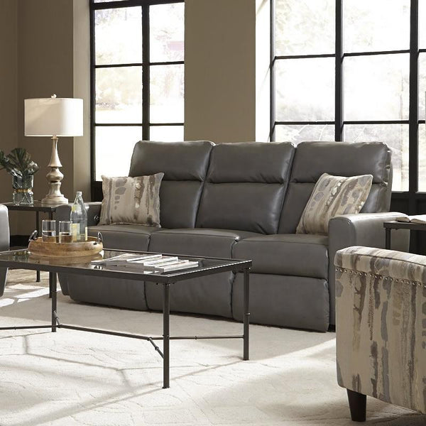Southern Motion Knock Out Reclining Leather Look Sofa 865-32/243-14 IMAGE 1