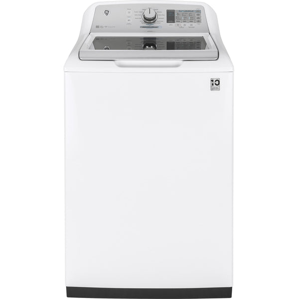 GE 4.9 cu.ft. Top Loading Washer with Stainless Steel Basket GTW755CSMWS IMAGE 1