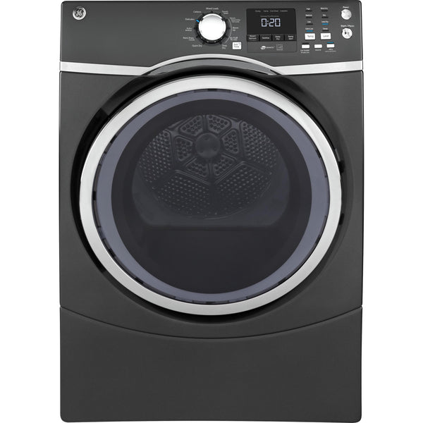 GE 7.5 cu.ft. Electric Dryer with Steam GFD45ESMMDG IMAGE 1