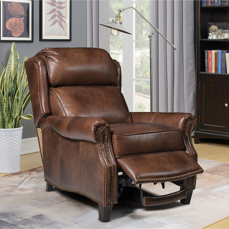 Barcalounger Meade Leather Recliner 7-3058-5460-85 IMAGE 6