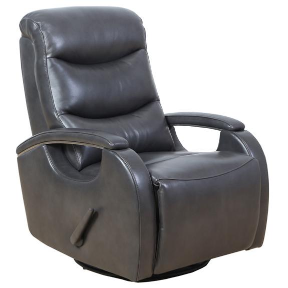 Barcalounger Fallon Swivel Glider Leather Recliner 8-3338-3706-92 IMAGE 2