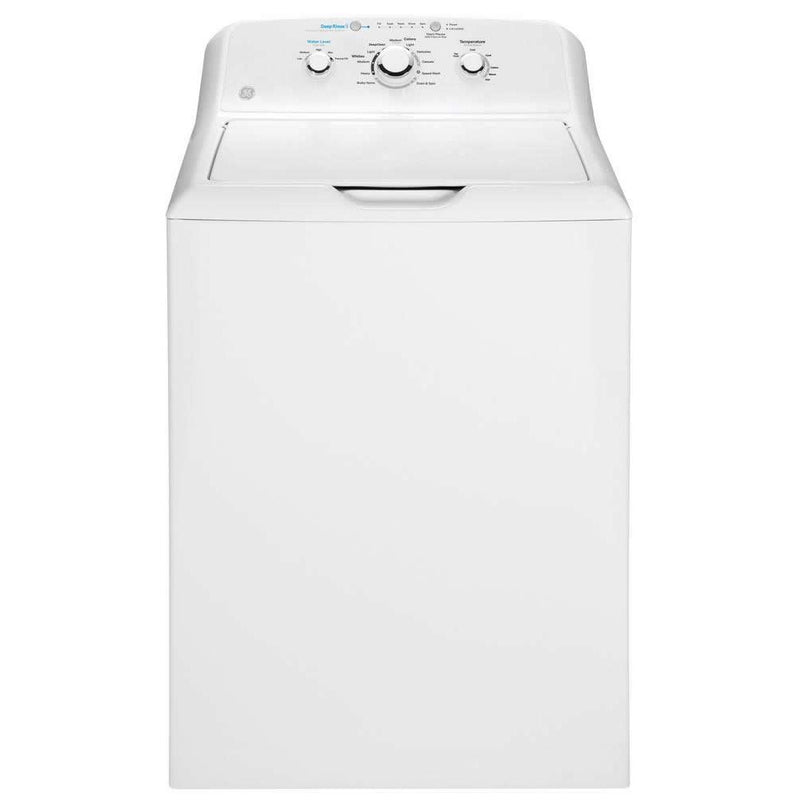 GE 4.2 cu.ft. Top Loading Washer  with Stainless Steel Basket GTW335ASNWW IMAGE 1