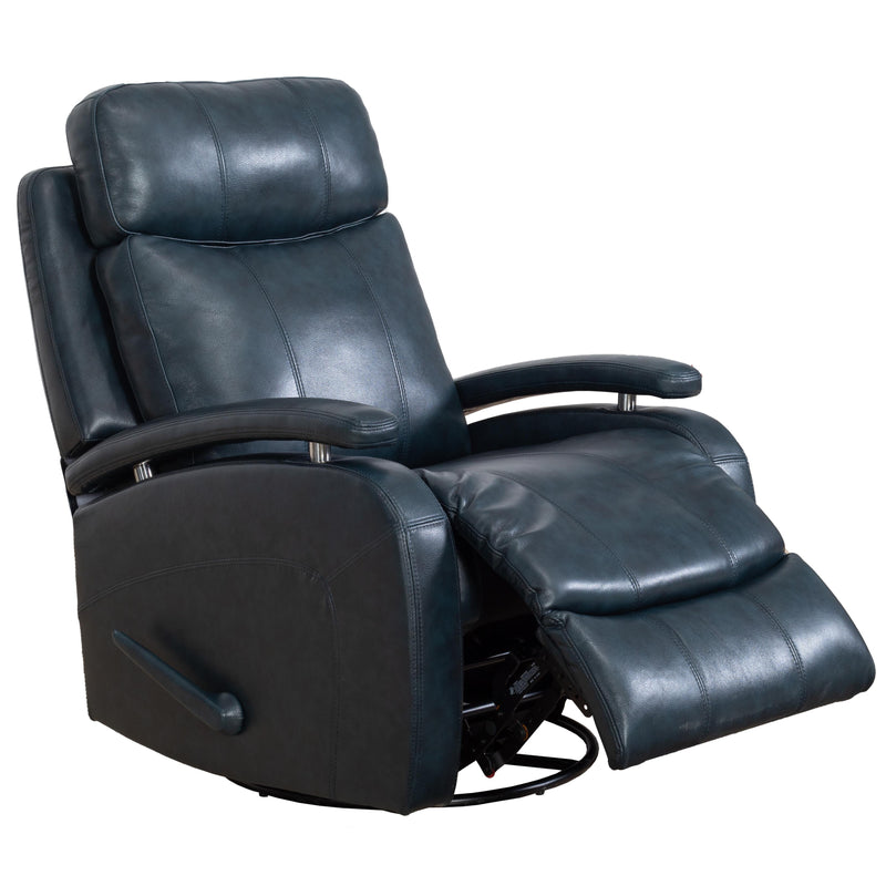 Barcalounger Duffy Recliner swivel Glider Leather Match Recliner 8-3610-3706-45 IMAGE 2