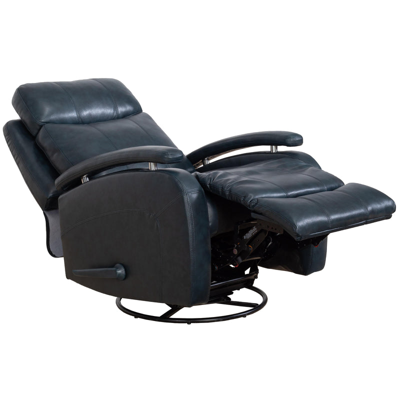 Barcalounger Duffy Recliner swivel Glider Leather Match Recliner 8-3610-3706-45 IMAGE 3