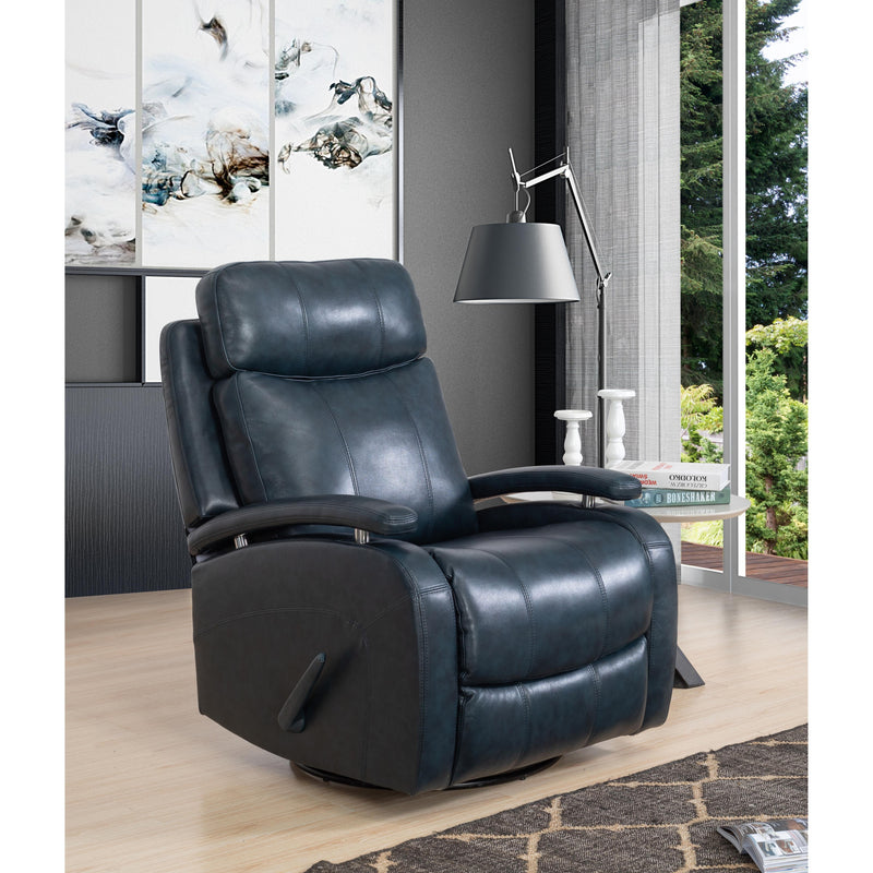 Barcalounger Duffy Recliner swivel Glider Leather Match Recliner 8-3610-3706-45 IMAGE 6