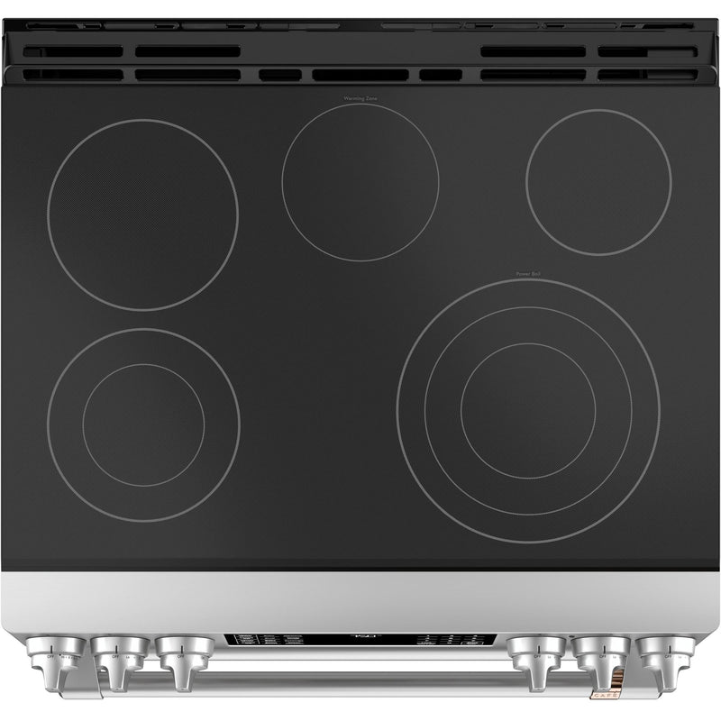 Café 30-inch Slide-in Electric Range with Convection CES750P2MS1 IMAGE 3