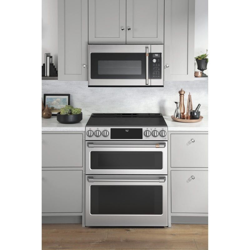 Café 30-inch Slide-in Electric Range with Convection CES750P2MS1 IMAGE 6