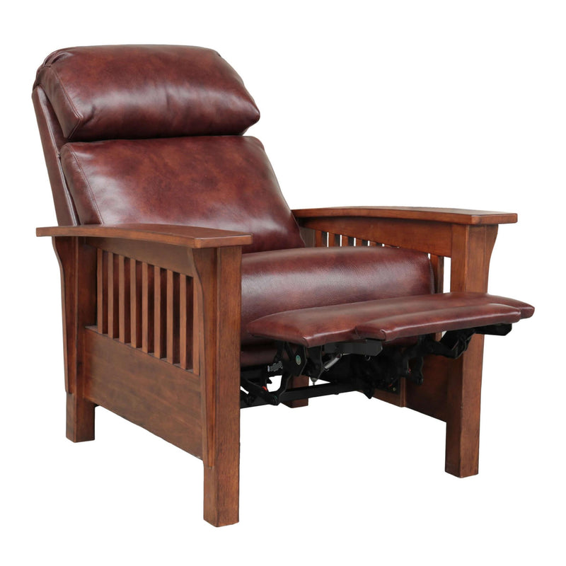 Barcalounger Mission Leather Recliner 7-3323-5702-87 IMAGE 4