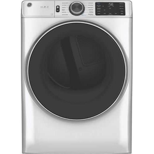 GE 7.8 cu.ft. Electric Dryer with Steam GFD65ESSNWW IMAGE 1