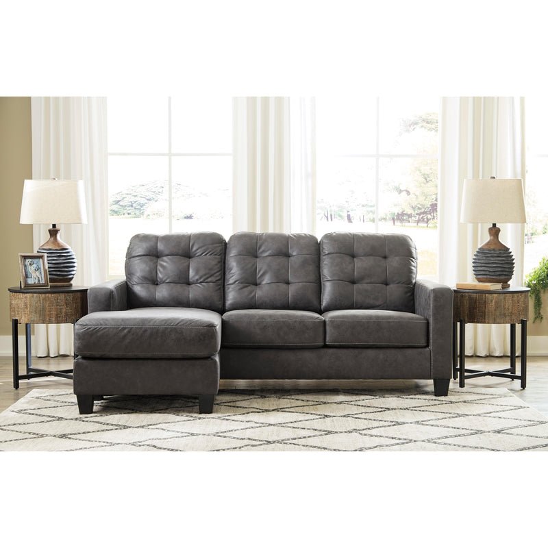 Benchcraft Venaldi Leather Look Queen Sofabed 9150168 IMAGE 4