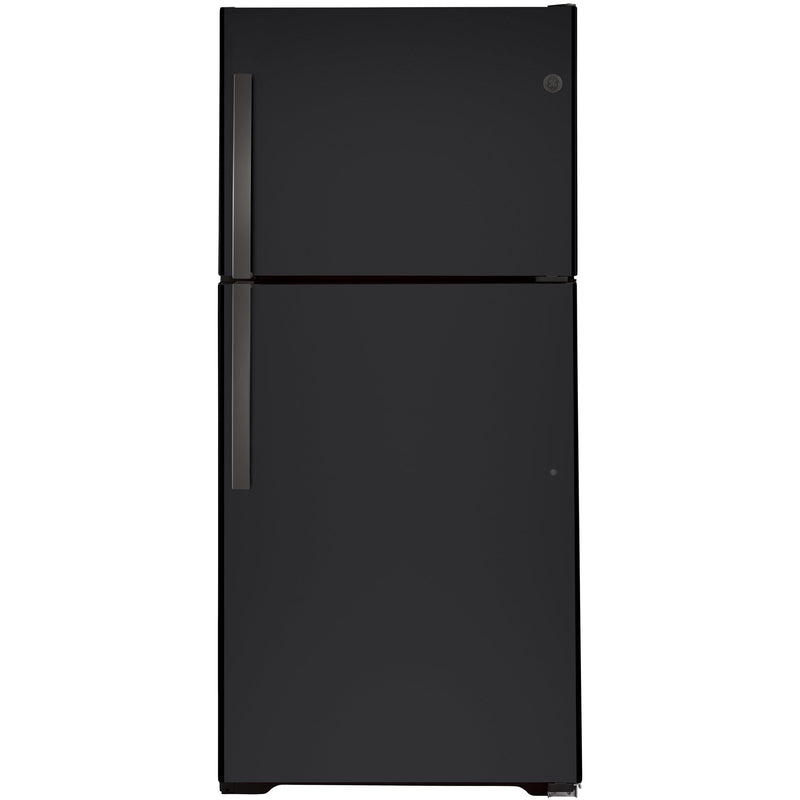 GE 33-inch, 21.9 cu.ft. Freestanding Top Freezer Refrigerator with Upfront Fresh Food Temperature Controls GTS22KMNRDS IMAGE 1