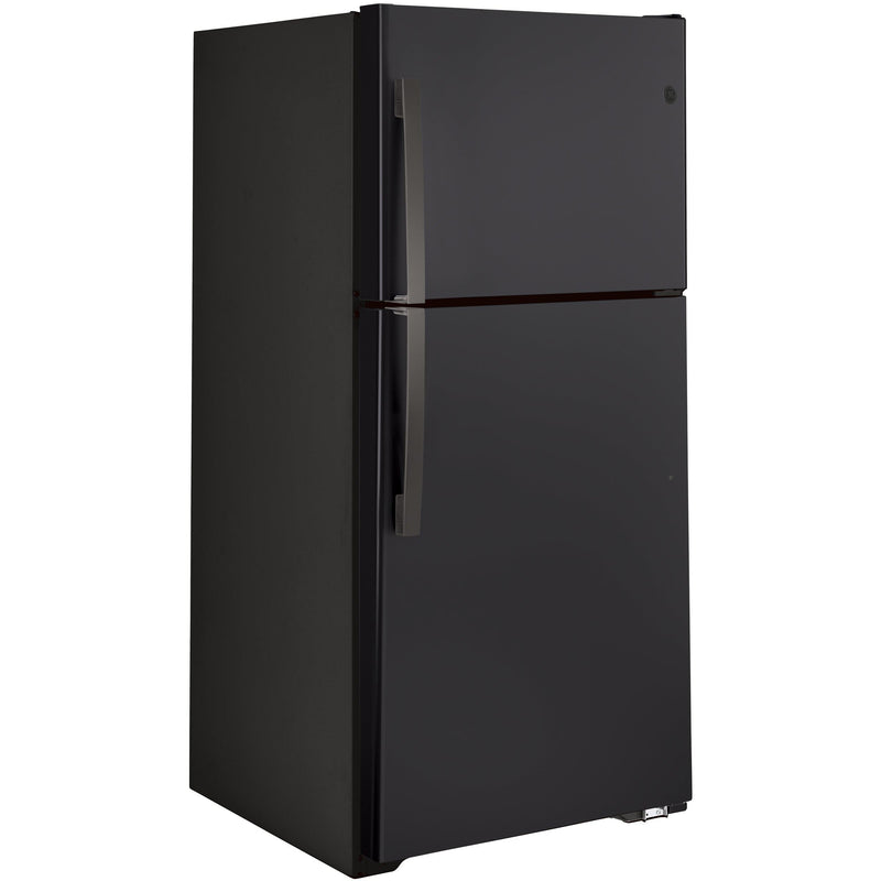 GE 33-inch, 21.9 cu.ft. Freestanding Top Freezer Refrigerator with Upfront Fresh Food Temperature Controls GTS22KMNRDS IMAGE 2