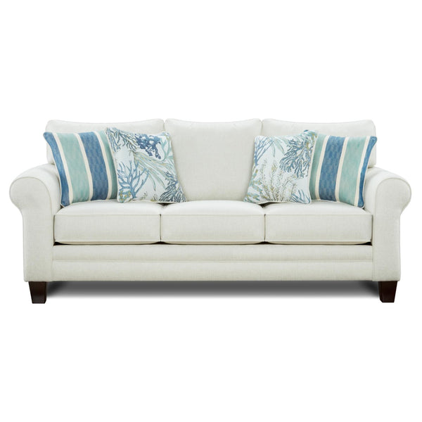Fusion Furniture Stationary Fabric Sofa 1140 GRANDE GLACIER IMAGE 1