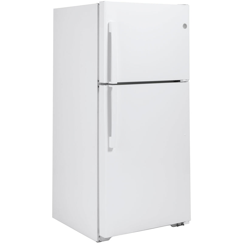 GE 30-inch, 19.2 cu.ft. Freestanding Top Freezer Refrigerator with LED Lighting GTS19KGNRWW IMAGE 2