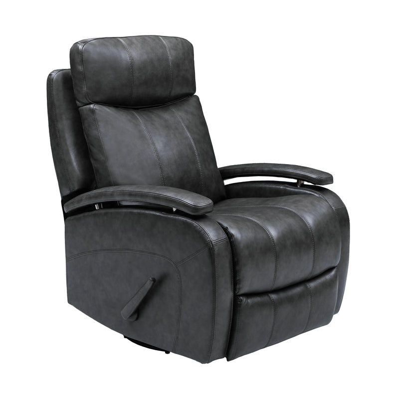 Barcalounger Duffy Swivel Glider Leather Match Recliner 8-3610-3706-92 IMAGE 2