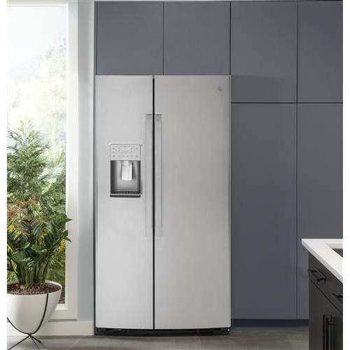 GE Profile 36-inch, 25.3 cu. ft. Side-by-Side Refrigerator with Ice and Water PSE25KYHFS IMAGE 8