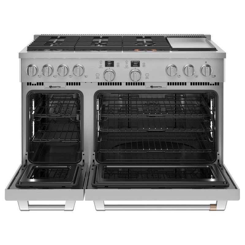 Café 48-inch Freestanding Dual-Fuel Range with 6 Burners and Griddle C2Y486P2TS1 IMAGE 2